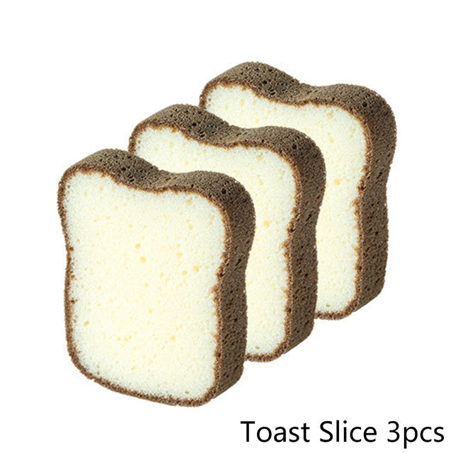 Toast Bread Shape Dish-washing Sponges from Odditygadget at $9.99