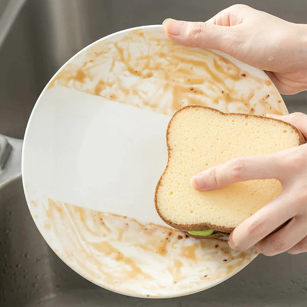 Toast Bread Shape Dish-washing Sponges from Odditygadget at $9.99