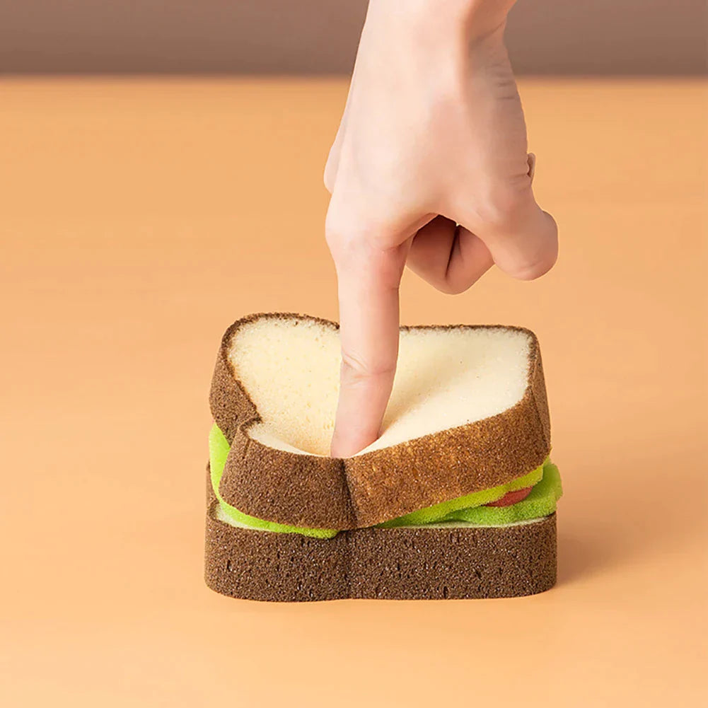 Toast Bread Shape Dish-washing Sponges from Odditygadget at $9.99