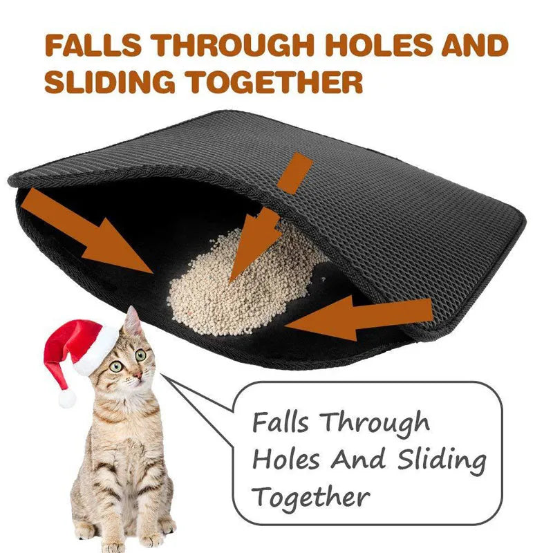 Waterproof Pet Cat Litter Mat EVA Double Layer from Odditygadget at $14.97