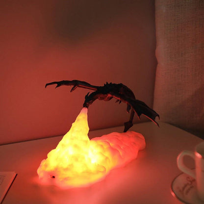 3D Printed Dragon Night Light LED Night Lamp from Odditygadget at $39.80