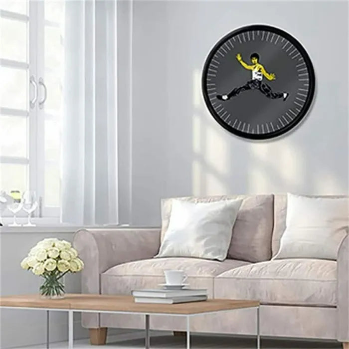 Kung Fu Wall Clock Chinese Bruce Lee Personality from Odditygadget at $29.97