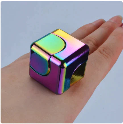 Metal Cube Fingertip Spinner Decompression Spinning Tops from Metal Cube Fingertip Spinner Decompression Spinning Tops at $19.97