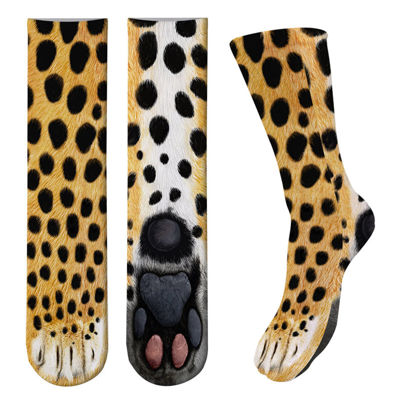 Realistic Comfy Animal Paws Socks from Odditygadget at $14.97