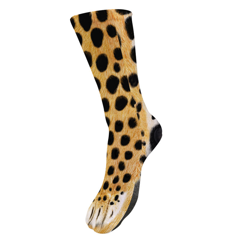 Realistic Comfy Animal Paws Socks from Odditygadget at $14.97