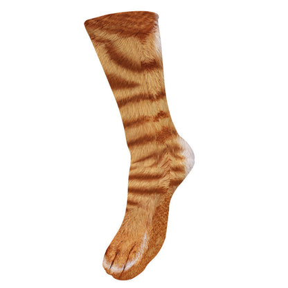 Realistic Comfy Animal Paws Socks from Odditygadget at $14.97