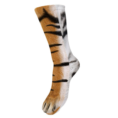 Realistic Comfy Animal Paws Socks from Odditygadget at $14.97