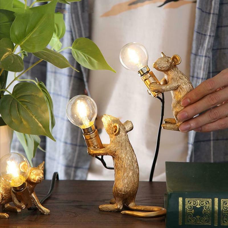 Gold Mouse Desk Lamps (3PCS) from Odditygadget at $99.97