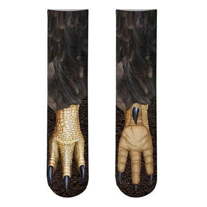 Realistic Comfy Animal Paws Socks from Odditygadget at $14.97