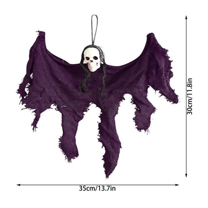 Halloween Skull Ghost Hanging Decoration from Odditygadget at $14.97