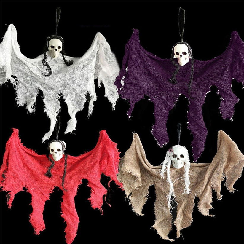 Halloween Skull Ghost Hanging Decoration from Odditygadget at $14.97