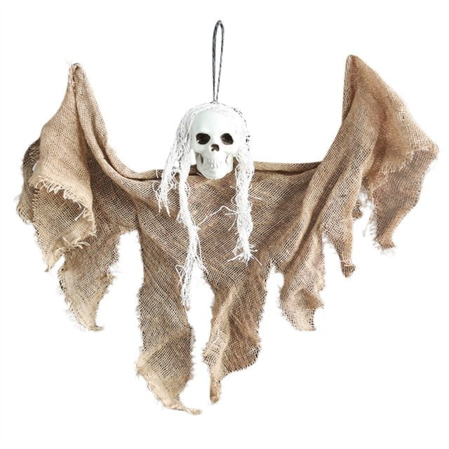 Halloween Skull Ghost Hanging Decoration from Odditygadget at $14.97