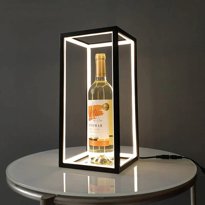 Rectangular Cuboid Table Lamp & Display box from Odditygadget at $109.97