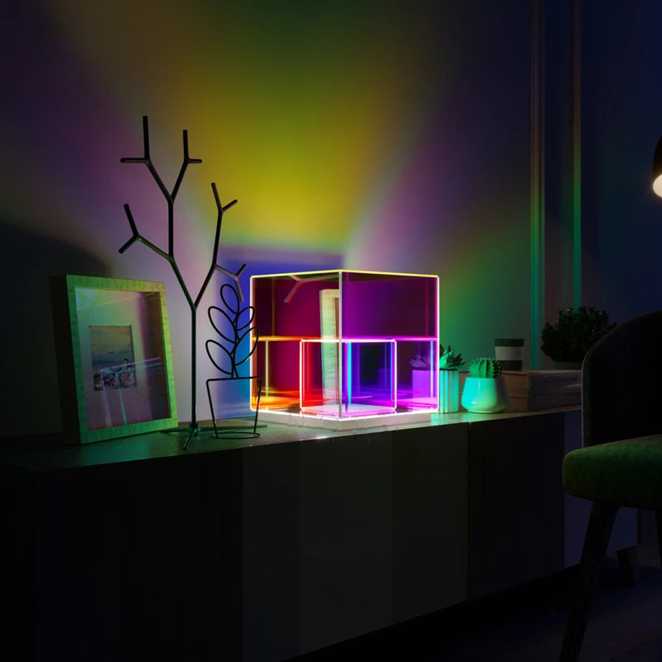 RGB Cube Table Lamp from Odditygadget at $58.97