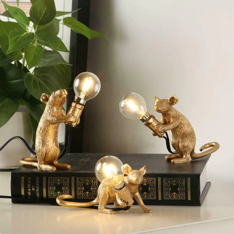 Gold Mouse Desk Lamps (3PCS) from Odditygadget at $99.97