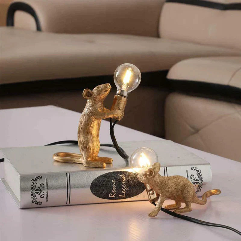 Gold Mouse Desk Lamps (3PCS) from Odditygadget at $99.97