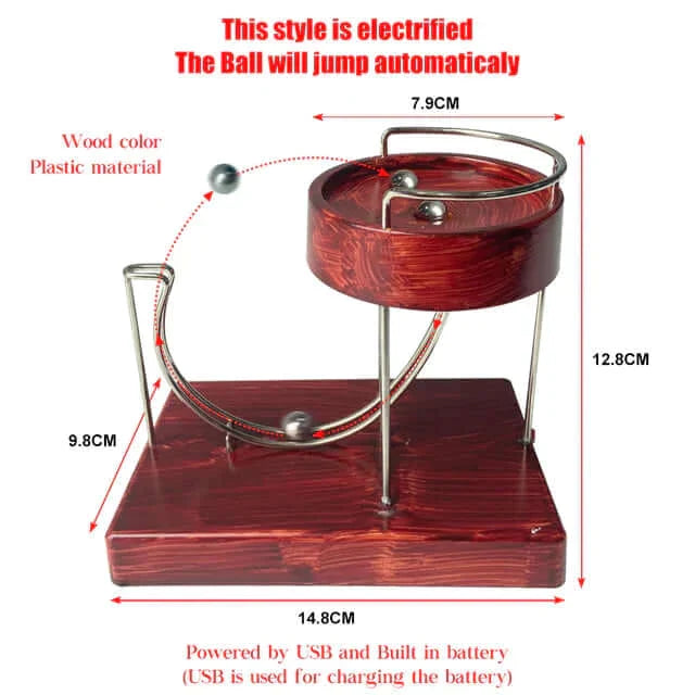 Kinetic Art Perpetual Marble Machine from Odditygadget at $36.47