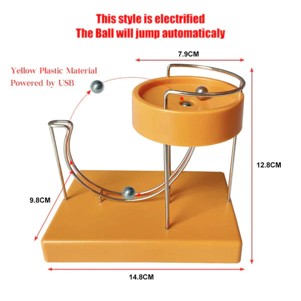 Kinetic Art Perpetual Marble Machine from Odditygadget at $36.47