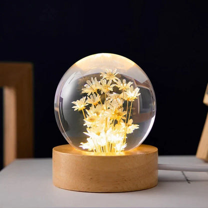 Dandelion Crystal Flower Lamp from Odditygadget at $32.97